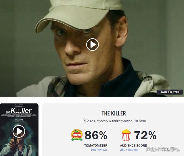 大卫·芬奇再创惊悚佳作，《杀手》在网飞获得最高评分之一