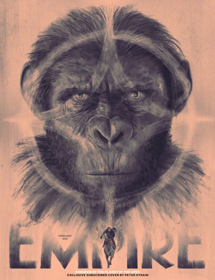 《猩球崛起4》中的主角霸气亮相，占据《帝国》封面