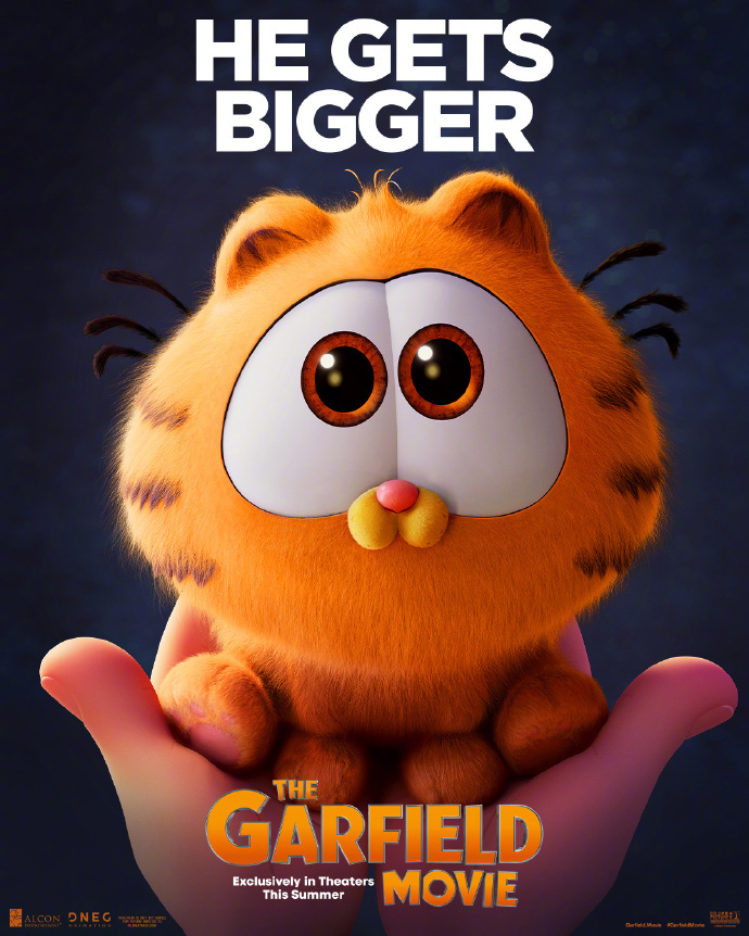 《加菲猫》动画电影发布幼年萌物来袭海报